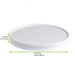 Couvercle plat blanc en carton kraft perforé pour la vapeur H16mm