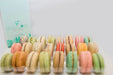 Insert plastique PET transparent pour 4 macarons (1x4) avec fermeture clipsable 128x68mm H23mm