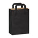 Sac cabas papier recyclé kraft brun imprimé noir 200x100mm H280mm