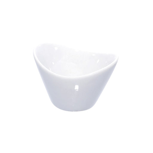 Mini pot en porcelaine blanc 66x54mm H45mm