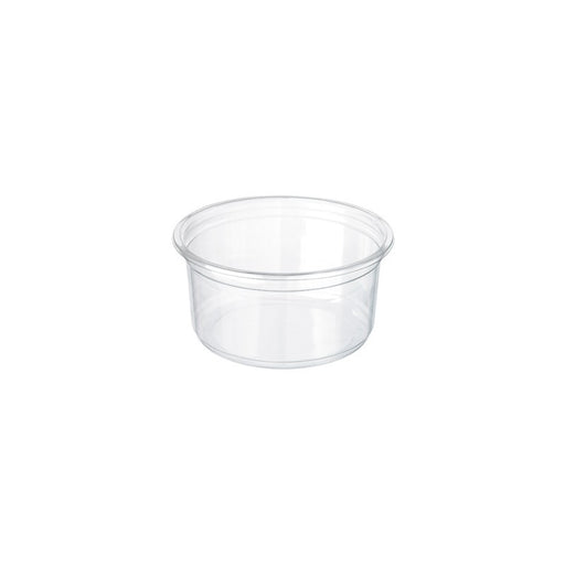 Pot plastique PP "Deli" rond translucide 230ml