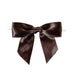 Noeud satin marron avec lien 86