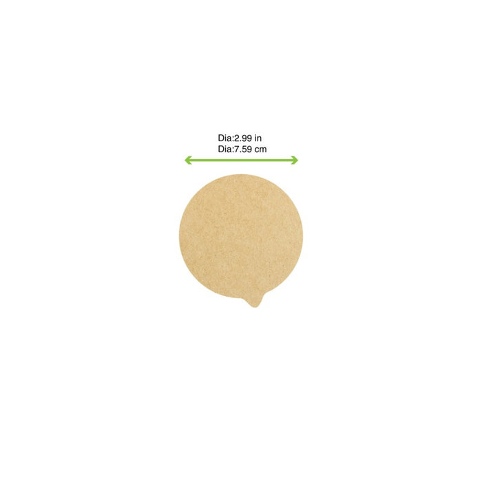 Opercule scellable en papier kraft