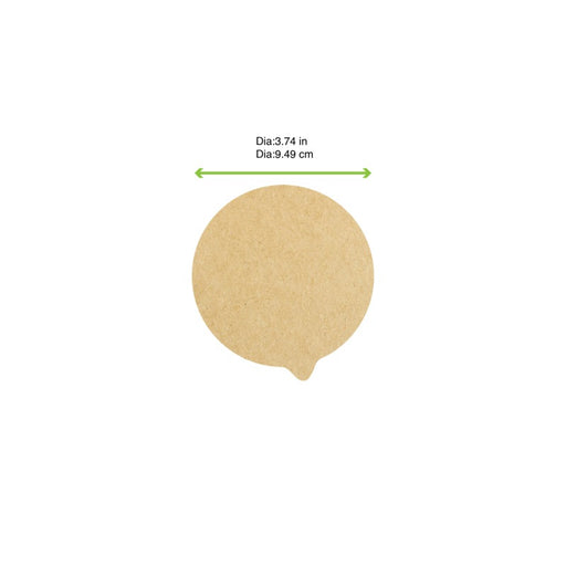 Opercule scellable en papier kraft