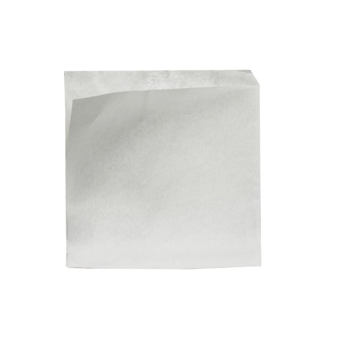 Sac papier blanc ingraissable ouvert sur 2 côtés 170x170mm