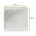 Sac papier blanc ingraissable ouvert sur 2 côtés 170x170mm