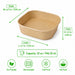 Saladier KraftCarré Multi Usage 170x170mm H56mm 1000ml