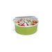 Couvercle plat transparent en plastique RPET