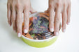 Couvercle plat transparent en plastique RPET