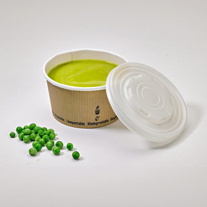 Pot à soupe carton blanc H115mm 700ml
