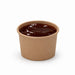 Pot carton kraft brun chaud et froid H58mm 100ml