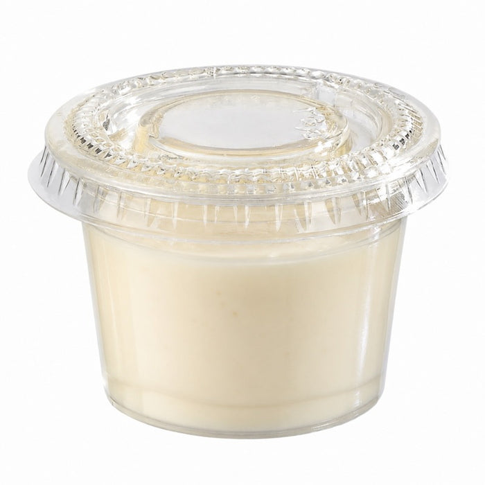 Couvercle PET transparent H8mm