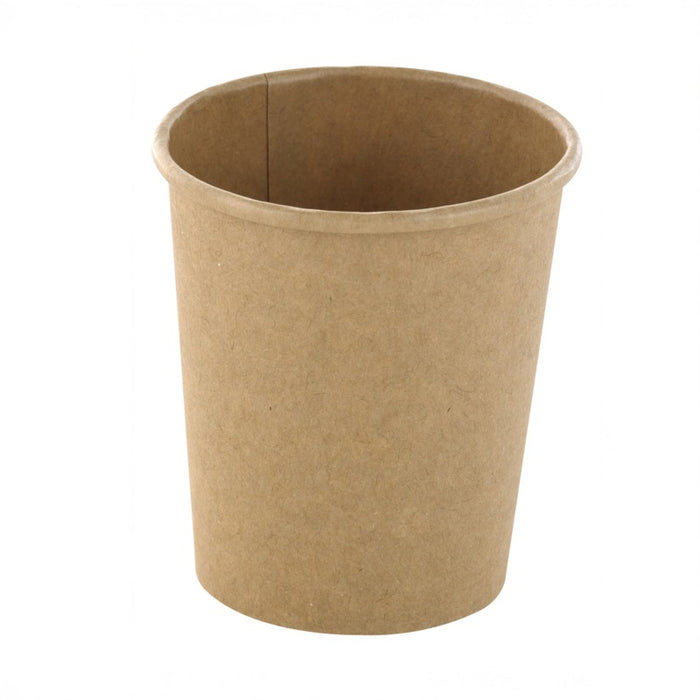 Pot à soupe et glace en carton kraft brun sans plastique, Waterbased H65mm 120ml