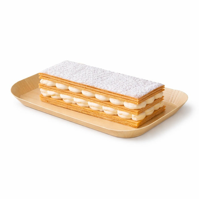 Plateau decor bois clair laminé 185x105mm H12mm