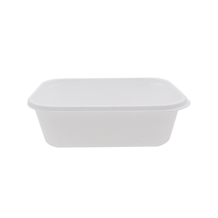 Barquette plastique PS thermoformée blanche 103x78mm H34mm 200ml