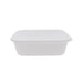 Barquette plastique PS thermoformée blanche 103x78mm H34mm 200ml