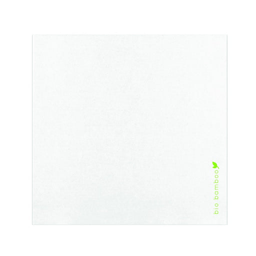Serviette en fibre de bambou blanche 400x400mm