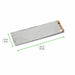 Sac aluminium avec intérieur kraft brun 90x220mm H40mm