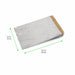 Sac aluminium avec intérieur kraft brun 140x220mm H70mm