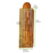 Sac sandwich papier brun à fenêtre en PLA 110x40mm H320mm