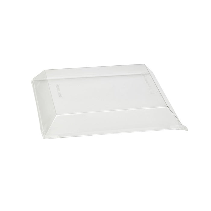 Couvercle Samourai dôme transparent en plastique PET transparent pour barquette 230x230mm H34mm