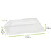 Couvercle Samourai dôme transparent en plastique PET transparent pour barquette 135x70mm H32mm