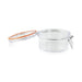 Bocal plastique PS transparent rond H64mm 300ml