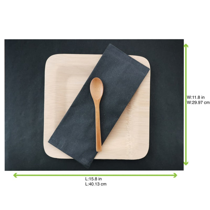 Set de plateau papier noir 300x400mm