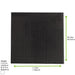 Serviette micropoint noire 2 plis 380x380mm