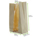 Sac SOS papier kraft brun avec fenêtre 225x120mm H375mm