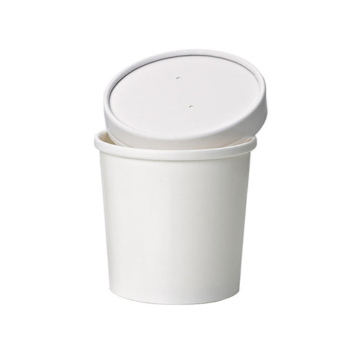 Pot carton blanc chaud et froid H100mm 490ml