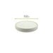 Couvercle blanc en carton sans plastique H14mm