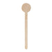 Spatule à café en bois à bouts arrondis 5 H110mm