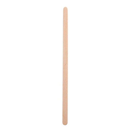 Spatule à café en bois à bouts arrondis 6 H176mm