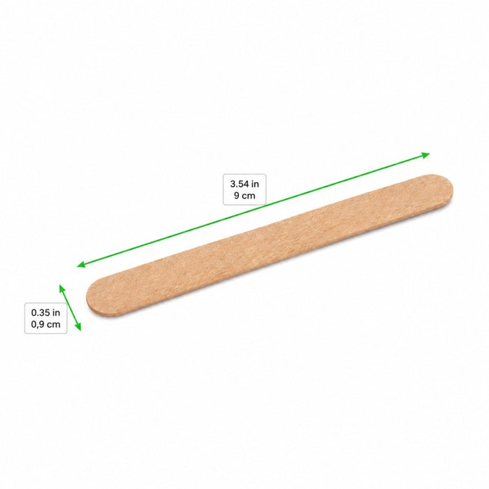 Spatule à café en bois pour distribution automatique 9 H90mm