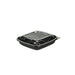 Saladier PET carré noir avec couvercle 190x190mm H45mm 750ml