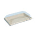 Barquette pulpe avec couvercle PS transparent "Itto" 216x135mm H40mm