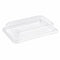 Couvercle PET transparent - 14,1 cm x 9,9 cm x 0,7 cm - Compatible avec 210TMFP37, 210TMFP50 - 600 unités