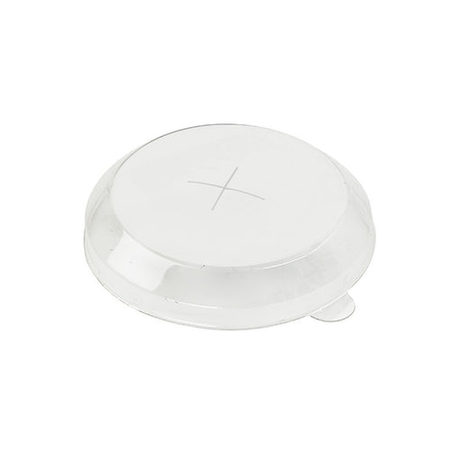 Couvercle dôme transparent en plastique PET avec trou croisillon H15mm