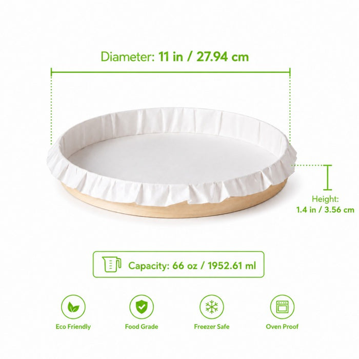 Bake-a-ring - Anneau de cuisson avec papier cuisson intégré H35mm 1 940ml
