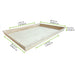 Plateau repas bois NOA 540x360mm H40mm
