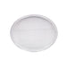 Grille à pizza ronde aluminium à fond ajouré H4mm