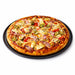 plateau/assiette noir pour pizza en aluminium anodisé H8mm