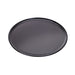 plateau/assiette noir pour pizza en aluminium anodisé H8mm