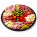 plateau/assiette noir pour pizza en aluminium anodisé H8mm
