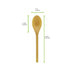 WOODARY Cuillère à dessert bois composite réutilisable H125mm
