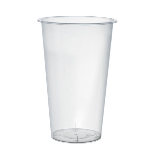 Pot Bubble tea en PP injecté transparent H135mm 500ml