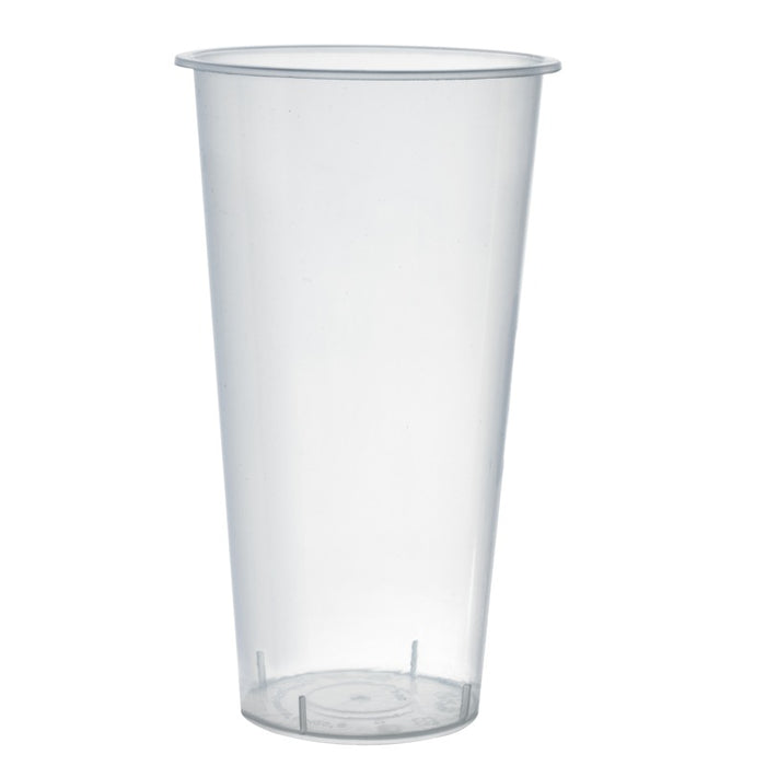 Gobelet Bubble tea en PP injecté transparent H155mm 580ml