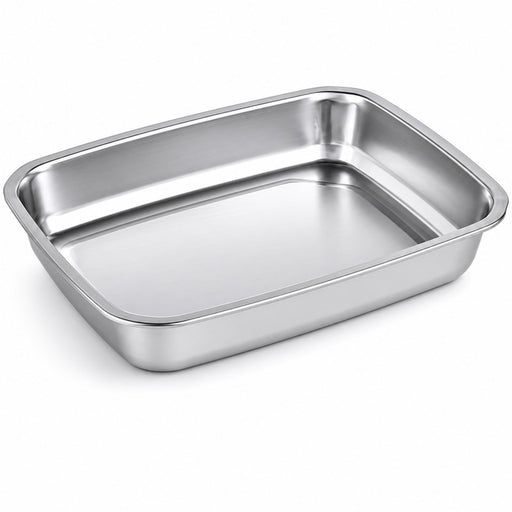 Barquettes inox scellables GN 1/2 325x265mm H52mm