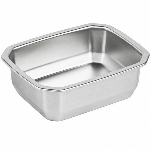 Barquettes inox scellables GN 1/8 160x130mm H45mm